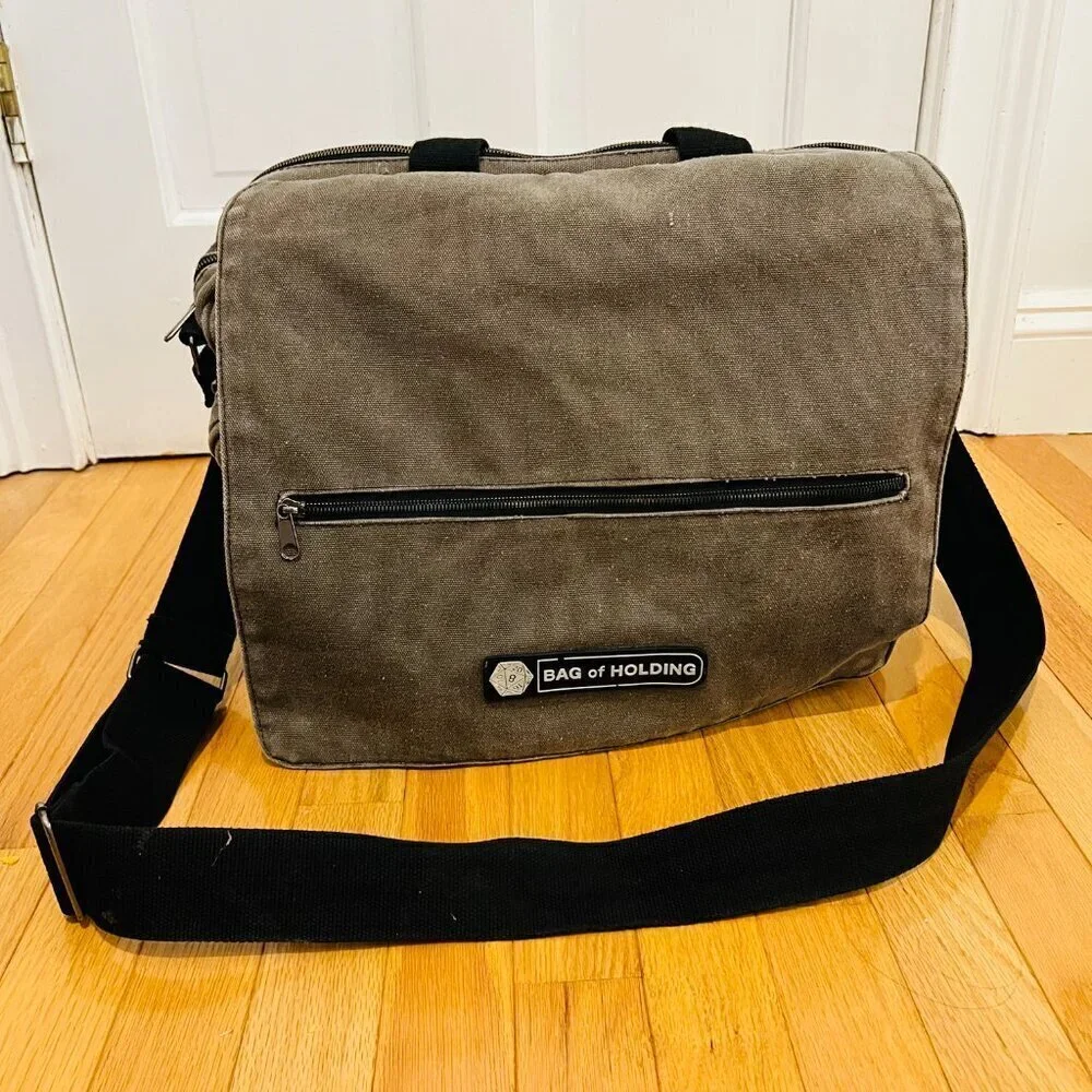 ThinkGeek Dungeons & Dragons The Bag of Holding Canvas Messenger Bag